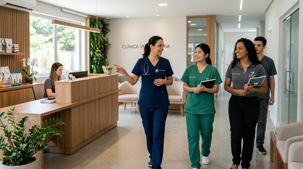 como contratar e treinar equipe clínica veterinária