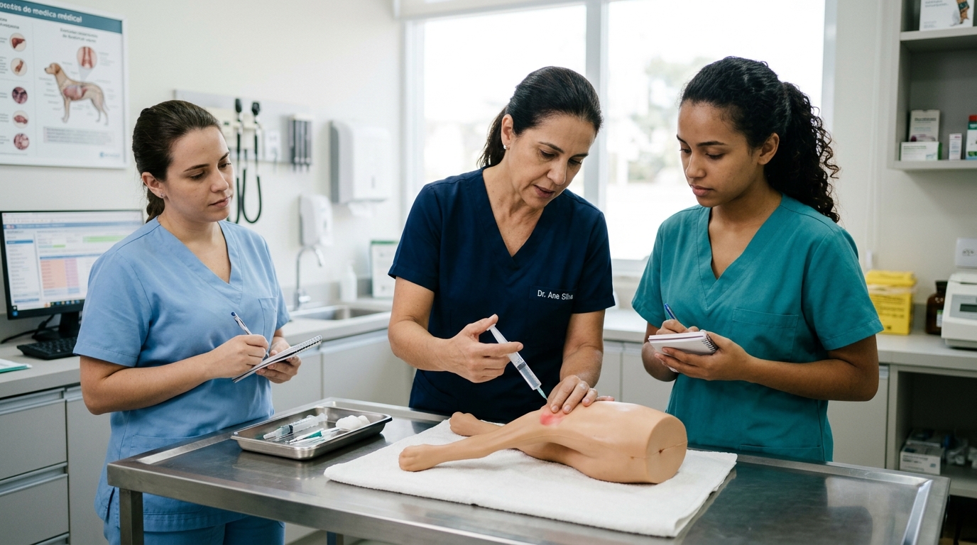 como contratar e treinar equipe clínica veterinária