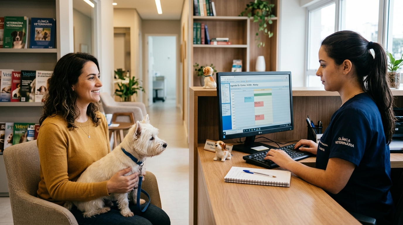 como organizar agenda clínica veterinária