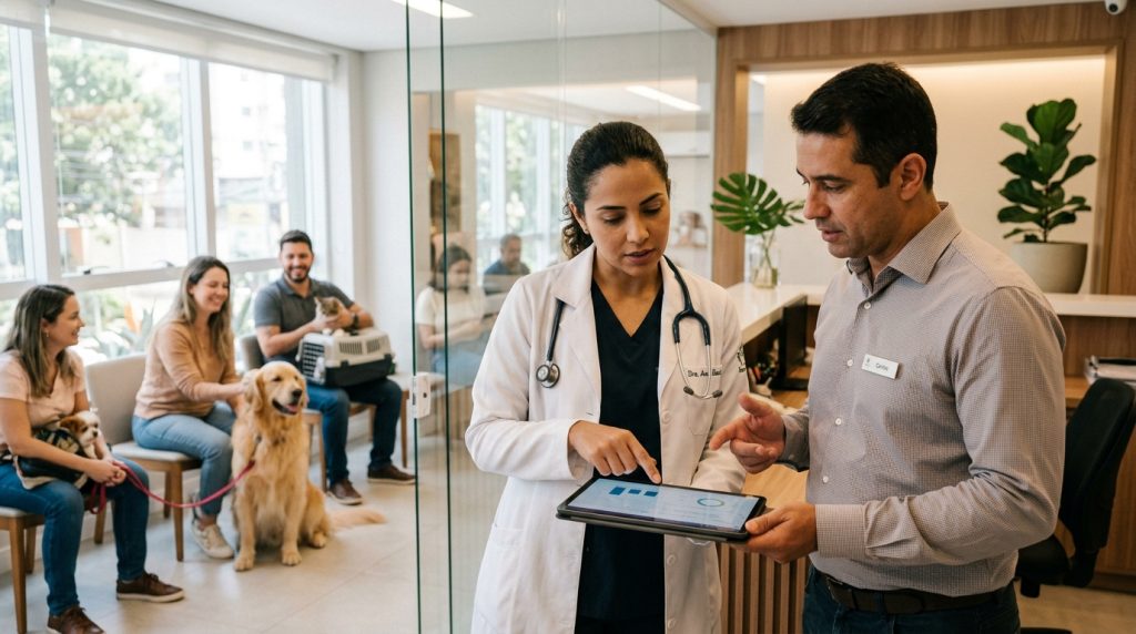 crescimento acelerado clínica veterinária estratégias