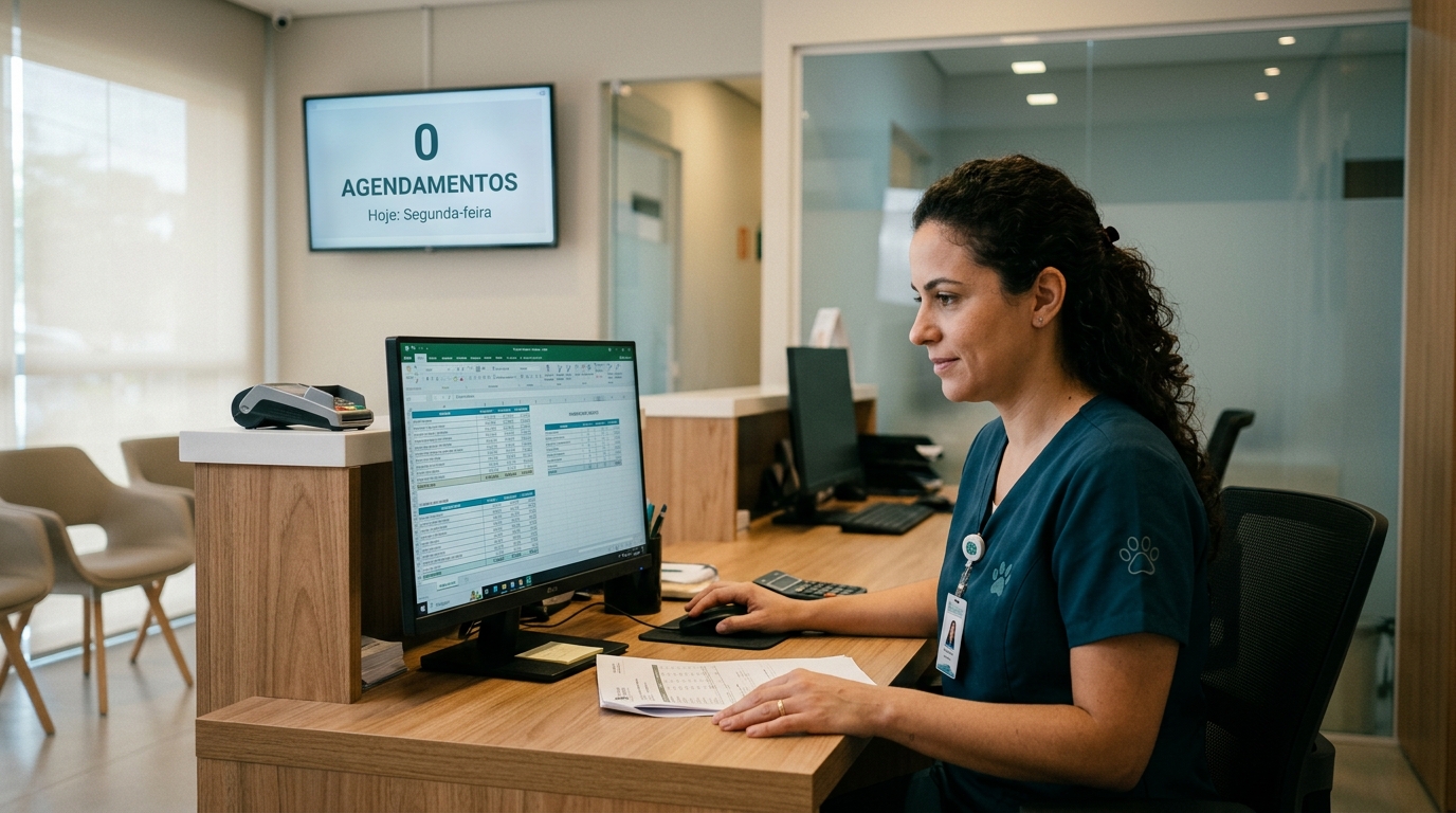 emergência veterinária sem pacientes